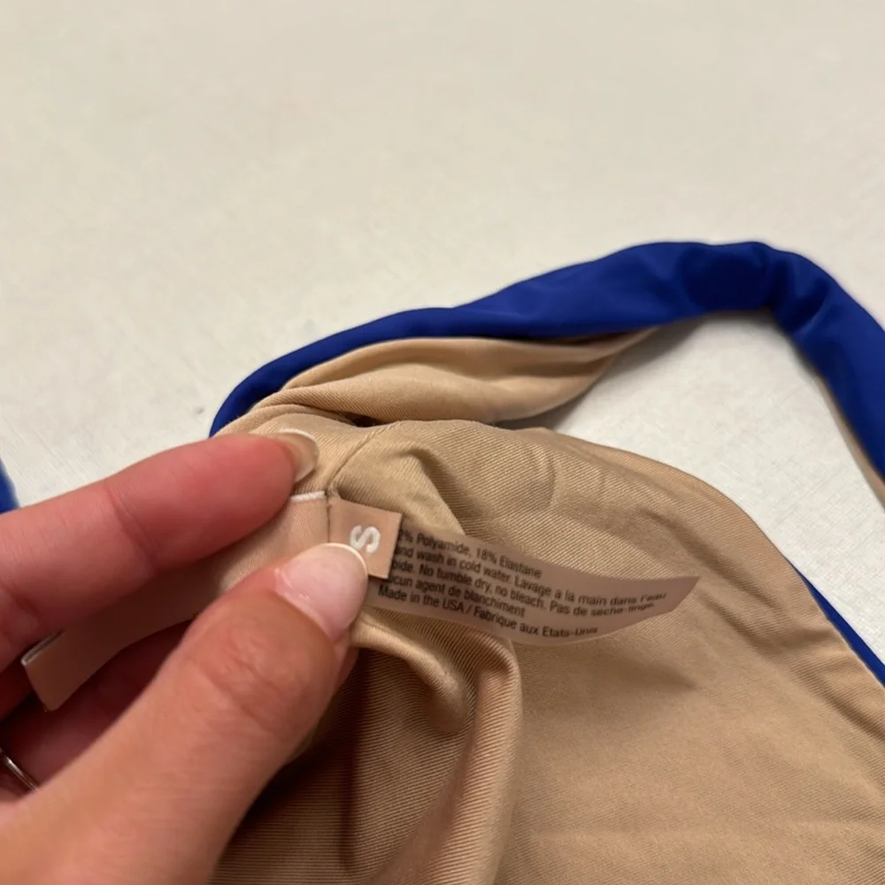 NWOT Cali Dreaming Royal Blue One Piece Bathingsuit